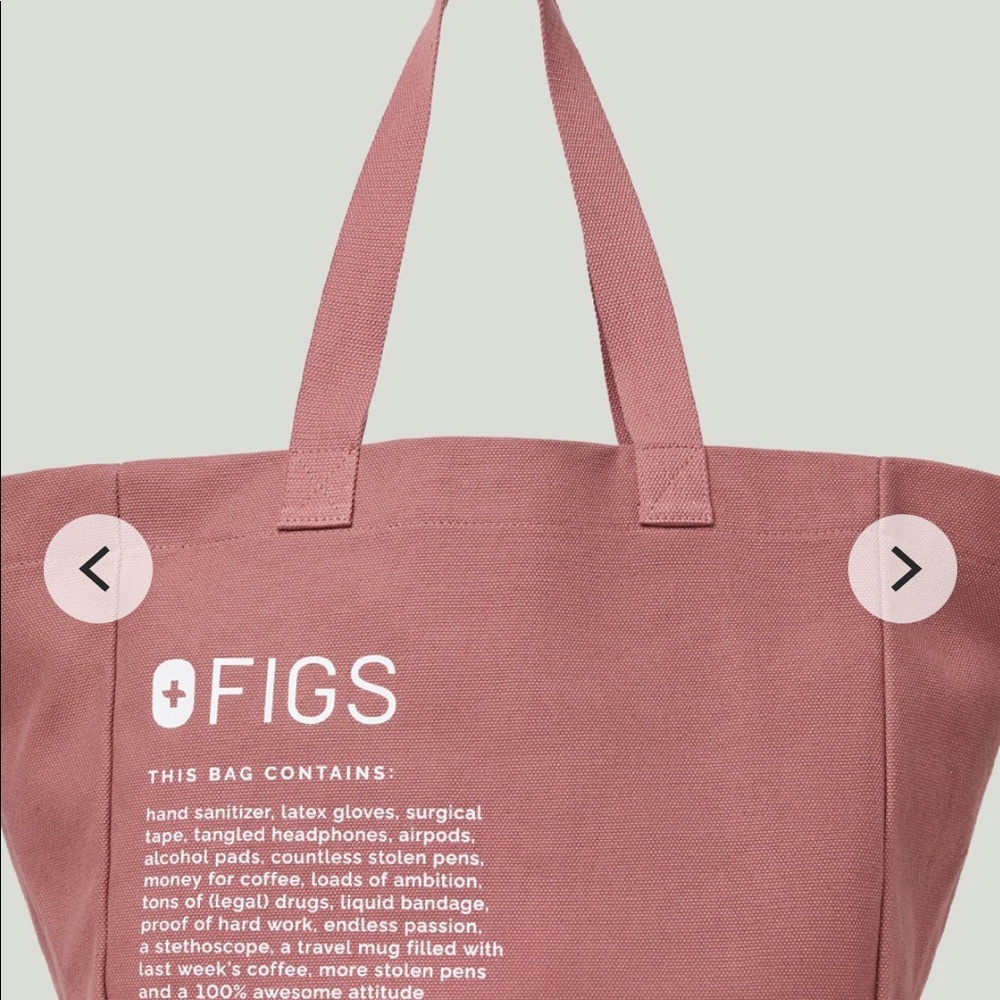 Figs mauve tote - Picture 4 of 5